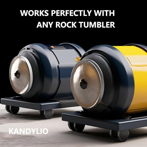 Kandylio Rock Tumbler Grit Kit 4 Lbs. 4-Steps Rock Tumbling Grit and Polish Refill,Polish Up to 30 lbs. of Rocks, Rock Polishing Grit Media for Any Kandylio