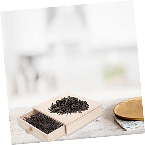 Gadpiparty Box Tea Box Gift Box Tea Holder Multi-Functional Tea Bag Desk Topper Photo Storage Tea Storage Desk Top Organizer Shelf Tablescape Decor Gadpiparty