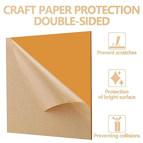 Frddiud 10 Pcs Colored Acrylic Sheets, 8 x 8 x 1/8 Inch Laser Cutting Acrylic Sheets, Cast Acrylic Sheets for DIY Projects, Crafts Art Display, Signs Frddiud