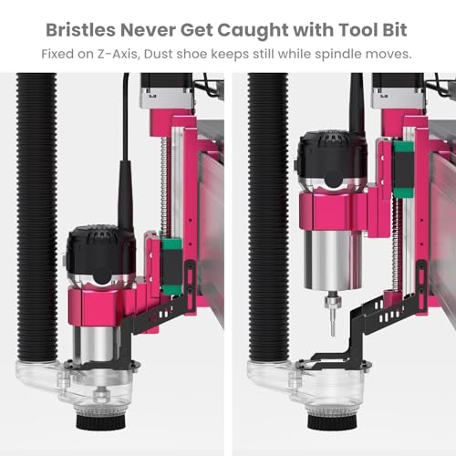 NymoLabs CNC Dust Shoe Only for NBS-6040, NBX-5040, Compatible with 65mm Spindle, Hose Diameter 38mm NYMOLABS