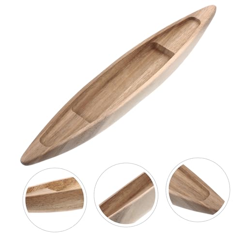 Yardenfun Office Decor Home Decor Supplies Wooden Boat Crafts Unfinished Boat Model Miniature Boat Model Boat Wood Crafts Wood Crafts Boat Ornament Yardenfun