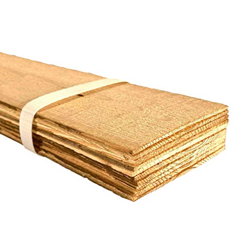 Unfinished Wood Bundle | Arts and Crafts | DIY | House | School Projects | Decoration | Wooden Ornaments | Pack of 10 | 16 inch Long BARNWOODUSA