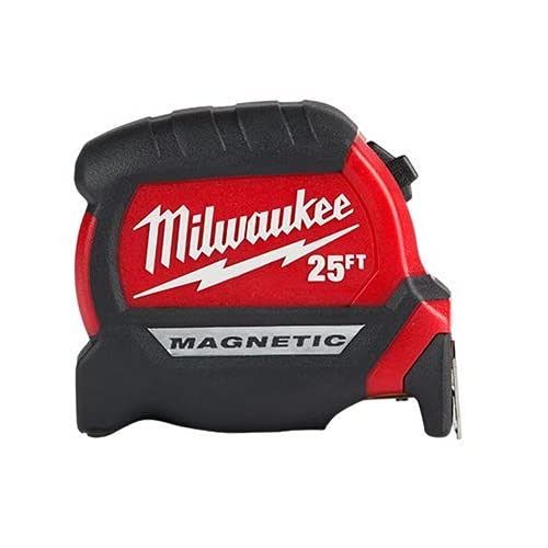 Milwaukee 48-22-0325 Compact Wide Blade Magnetic Tape Measures Milwaukee
