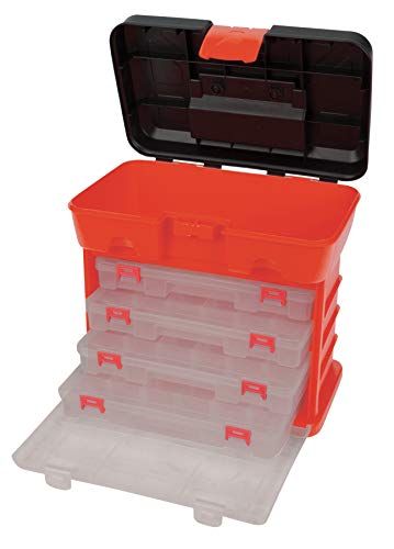 Performance Tool W54042 Plastic Rack System Tool Box with 4 Organizers Performance Tool