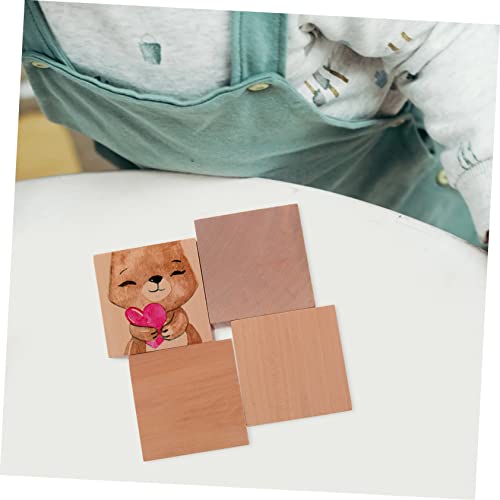 Kisangel 8 pcs Blocks Unfinished Wood dice Solid Cube Wood Block Blank Wood Squares Unfinished Pine Cubes Natural Wood Squares Blank Wood dice Kisangel