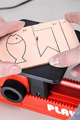 PLAYmake 4 in 1 Child-Safe Wood Workshop | World’s Only Kid-Friendly Working Jigsaw | Cuts Through Soft Wood with No Risk of Injury | Secure Base to The Cool Tool