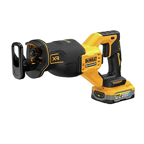 DEWALT 20V MAX Reciprocating Saw, Cordless, Battery and Charger Included (DCS382H1), Large DEWALT