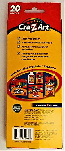 20 NO.2 HB Pencils Cra-Z-Art