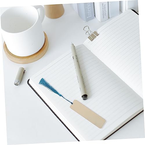 FUNOMOCYA 1 Set Wooden Bookmark Unfinished Blank Bookmark Unfinished Wooden Book Markers DIY Wood Blank Bookmark DIY Bookmark Crafts Wooden Craft FUNOMOCYA