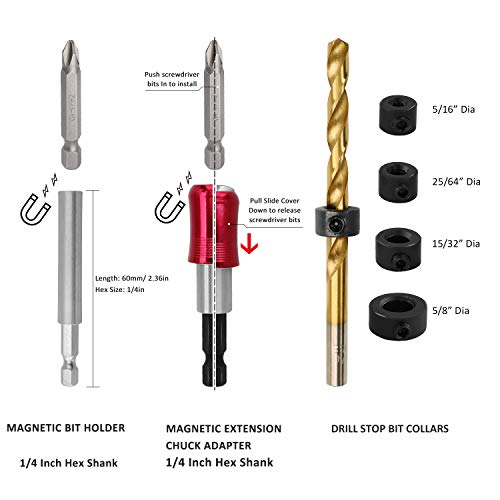 KingTool Drilling and Driving Accessory Kit (KingTool 318-Pieces Screwdriver and Drill Bit Set) KINGTOOL