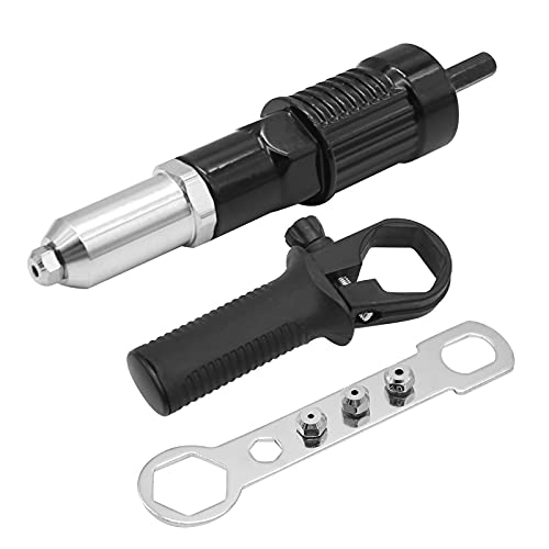Vkinman Pop Rivet Gun Tool Rivet Drill Attachment Power Drill Tool Kit Cordless Rivet Gun Vkinman