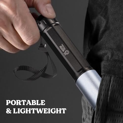 LET'S RESIN UV Light for Resin Curing, Portable Mini 365nm UV Flashlight Black Light, Quick Cure LED Waterproof UV Lamp Rechargeable for Resin Molds, LET'S RESIN