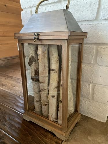 Wilson Decorative White Birch Logs, Natural Bark Wood Home Décor (Set of 12) - 17"-18" in Length 1"-1.5" Dia. Wilson