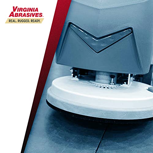 Virginia Abrasives Floor Maintenance Pads - Synthetic Non-Woven Pads for Stripping and Waxing. Heavy Duty Replacement Pads for Floor, Thick Polishing Virginia Abrasives