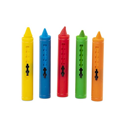 Melissa & Doug Learning Mat Crayons - 5 Colors Melissa & Doug
