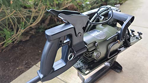 Cuz-D INDUSTRIES Straight Flush Saw - Best Multifunctional Circular Saw and Blade (8-1/2 Inch), Worm Drive Undercut Saws for Woodworking, 6.5 Amp, od Cuz-D