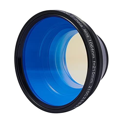 OMTech F Theta Lens for Fiber Laser Engravers, 150x150mm Replacement Optical Scanning Lens for 1064nm Fiber Cutter Marking Engraving Machines, Laser OMTech