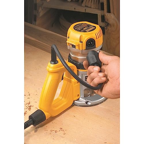 DEWALT Router, Variable Speed, D-Handle, Soft Start, 2-1/4 HP (DW618D) DEWALT
