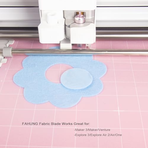 Bonded-Fabric Blade for Maker 3/Maker/Explore 3/Venture/Explore Air 2/Air/One, FAHUNG Fabric Blade and Housing for Cutting Heavy Fabrics Like Denim, FAHUNG