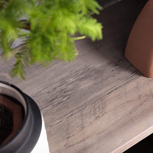 VASAGLE Greige 5-Tier Wooden Bookcase - Stylish Freestanding Decorative Shelf and Room Divider VASAGLE