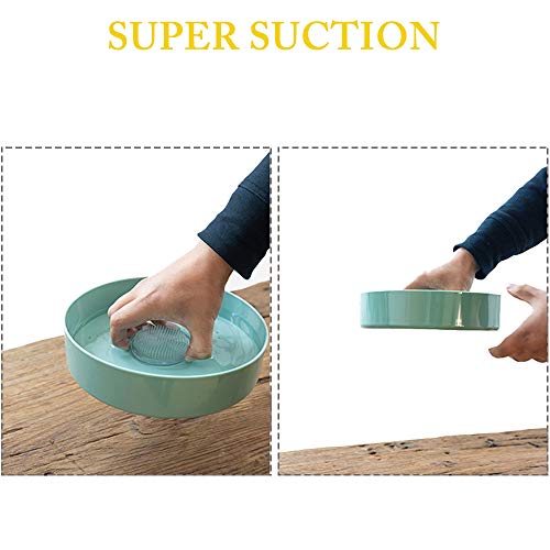 2Pcs Thicken Plastic Flower Frog 70mm/2.76" Clear Japanese Floral Frogs Round Ikebana Kenzan Flower Arrangement Pin Frog Holder Eggone