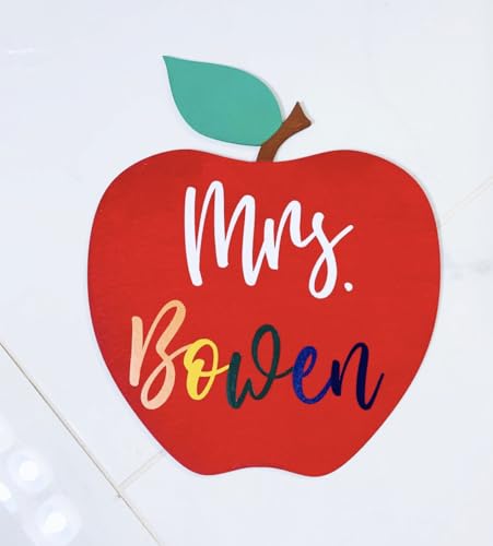 Unfinished Wood Apple Shape | DIY School Teacher Craft | Up to 36" 7" / 1/4" 24 Hour Crafts