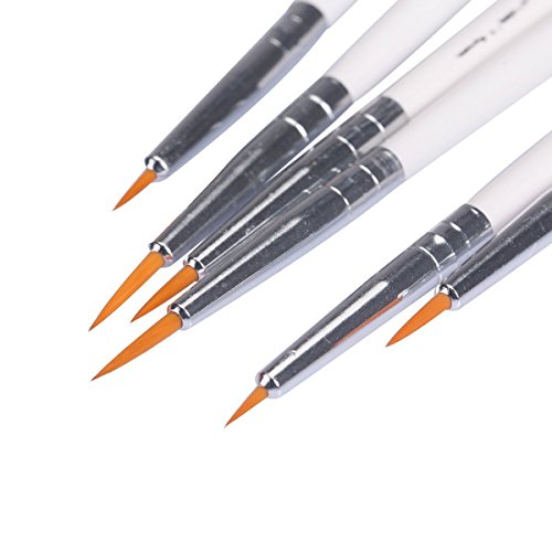 MEEDEN Detail Paint Brush Set - 12 Miniature Art Brushes for Fine Detailing & Art Painting - Acrylic, Watercolor, Oil - Miniatures, Models, Airplane MEEDEN