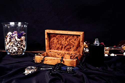 BAZAARDI Hand Carved Wooden Multipurpose Keepsake Jewelry Decorative Art Box Storage Organizer (Large wood Box,Antique) (Medium) BAZAARDI