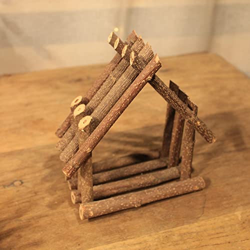 FSWCCK 100 PCS Craft Sticks, 2 Inch Natural Birch Twigs Sticks, Mini Wood Log for DIY Crafts, Farmhouse Centerpiece Decor and Rustic Home Decor FSWCCK