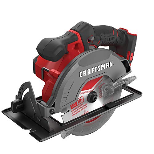 CRAFTSMAN V20 Cordless Circular Saw, 6-1/2 inch, Bare Tool Only (CMCS500B) Craftsman
