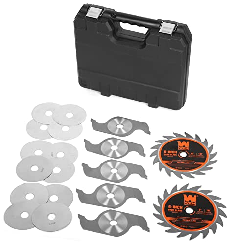 WEN BL067D 6-Inch 18-Tooth Carbide-Tipped Stacked Dado Blade Set for 8-1/4 and 10-Inch Table Saws WEN