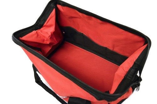 Milwaukee 17 Inch Heavy Duty Canvas Tool Bag with 6 Interior Pockets, Reinforced Bottom, and Strap Ring (Shoulder Strap Not Included) Milwaukee