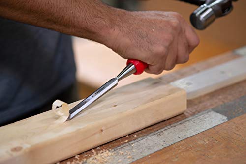 Fuller 301-0099 3-Piece Chisel Set - Wood carving tools, Carpenter tool kit chisels sets for carpentry woodworking knives Fuller