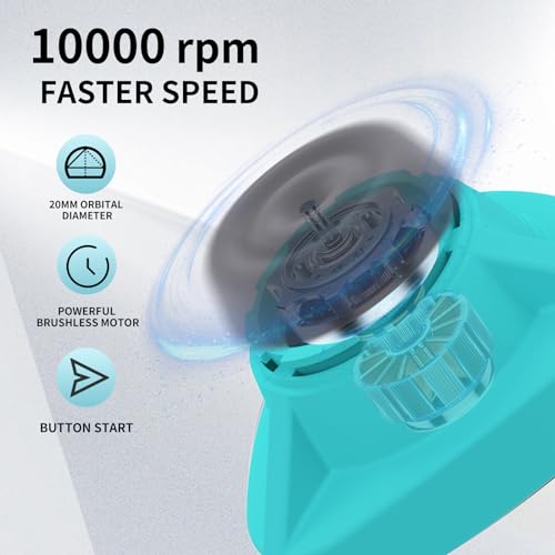 Mini Vortex Mixer 10000RPM Lab Mixer, Air Brush Paint Mixer, Paint Mixer for Ink,Lab Vortex Shakers for Gel, Lab Paint Mixer,Built-in Rechargeable INKSOUL