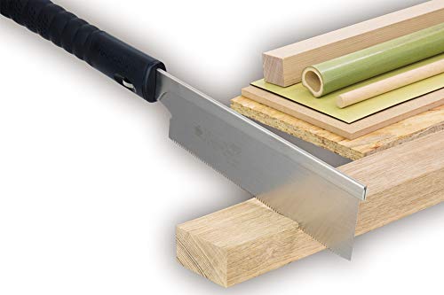 Gyokucho Japanese Pull Saw, Dozuki Style, 180mm Blade Length (Rubberized Grip) GYOKUCHO