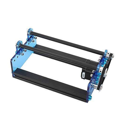 COYWEH Laser Rotary Y-axis Roller, Laser Engraver Rotary Attachment for Engraving Cutting Cylindrical Objects Cans COYWEH
