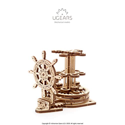 UGEARS Mechanical Wooden 3D Puzzle Model Wheel-Organizer Set UGEARS