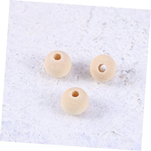Tofficu 20pcs Unfinished Wood Beads Wood Beads Bracelet Making Round Beads Beaded Jewelry Wood Loose Beads Jewelry Making Charms Wood Craft Beads Tofficu