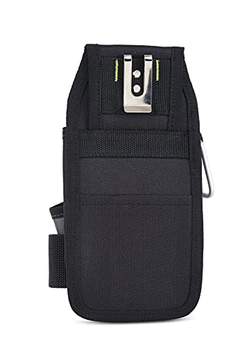 AWP Organizer Tool Pouch | 7 Pockets & Loops for Tool Organization | Heavy-Duty Metal Belt Clip Attachment AWP