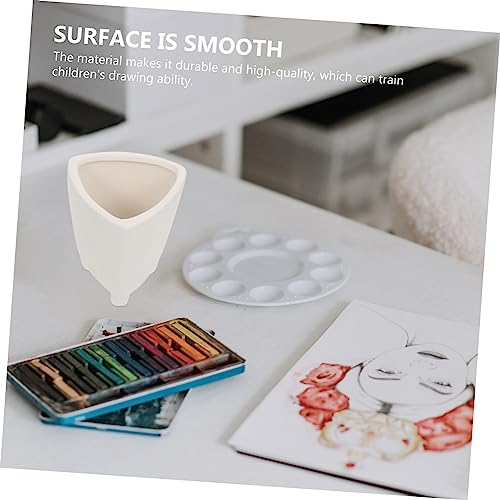 FUNOMOCYA 1 Set DIY Flower Pot DIY Graffiti Flower Pots Unfinished Flower Pot Outside Toys Colorful Flower Pots Kid Toy Kids Painting Flower Pot FUNOMOCYA