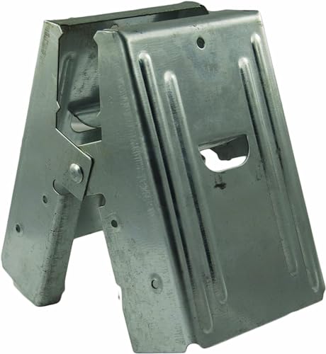 Century Drill & Tool 72998 2x4 Saw Horse Brackets, Set of 8, Galvanized, Compact Storage Century Drill & Tool