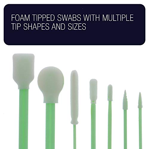 U.S. Art Supply 30 Alcohol Ink Blending Swabs - Foam Tip Brushes, Assorted Shapes and Sizes - Mixing, Blending, Re-Wet, Lift Ink, Dye, Paint, Drawing U.S. Art Supply