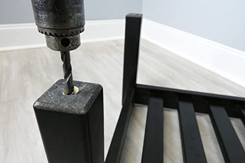 Shepherd Hardware 9418 2-Inch Office Chair Caster, Twin Wheel, 5/16-Inch Stem Diameter, 75-lb Load Capacity, 2-Pack, Black Shepherd Hardware