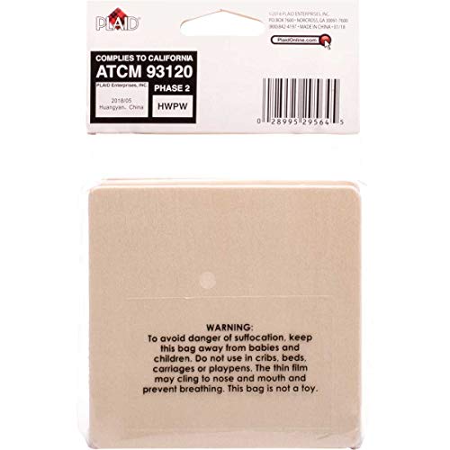 Plaid Square Coasters Wood Surfaces, 4 Piece Plaid