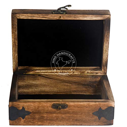 Antique Handmade Wooden Urn Tree of Life Engraving Handcarved Jewellery Box for Women-Men Jewel | Home Decor Accents | Decorative Boxes | Storage & Hind Handicrafts