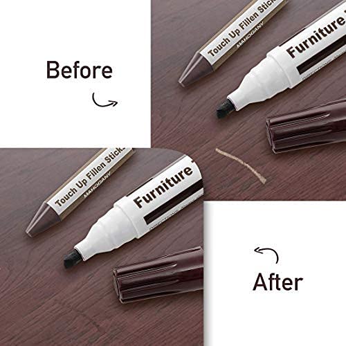 Furniture Repair Kit Wood Markers Wax Sticks, for Stains, Scratches, Wood Floors, Tables, Desks, Carpenters, Bedposts, Touch Ups, and Cover Ups (21) DAIXISM