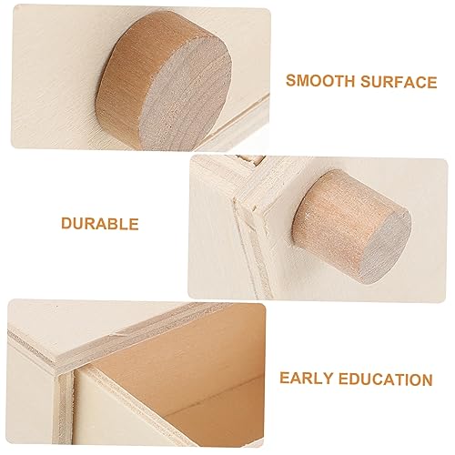 ABOOFAN 3pcs Boxes Handmade Storage Box Wood Jewelry Unfinished Jewelry Case Jewelry Organizer case Jewelry Organizer Tray Kids Jewelry Organizer ABOOFAN