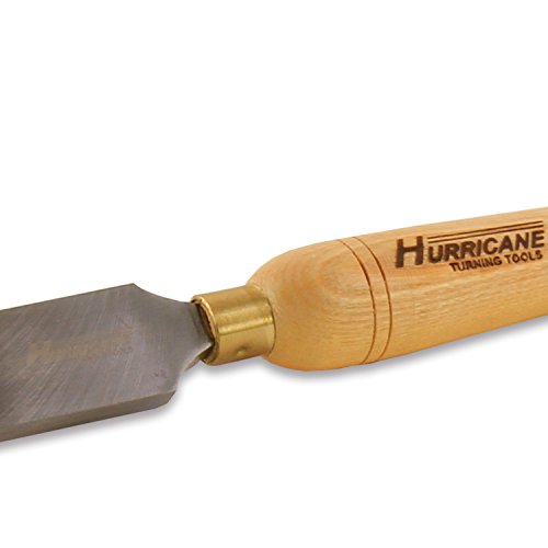 Hurricane Turning Tools, HTT-103, High Speed Steel, 1 1/2" Round Nose Scraper for Woodturning Hurricane Turning Tools