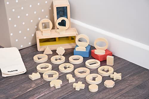 Inside Outside Wooden Shapes TickiT