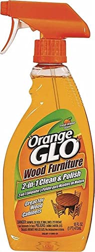 Glo 640823841079 (Pack of 3) Wood Furniture 2-in-1 Clean and Polish, 48 Fl Oz total ORANGE GLO